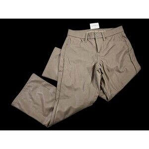 NEW American Eagle 4 pants Curvy Faux Leather Kick Boot Crop Stretch Vegan NWT